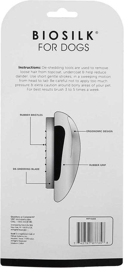 Deshedding and Massage Brush Combo for All Dogs - 2-In-1 Palm Brush for Long or Short Hair