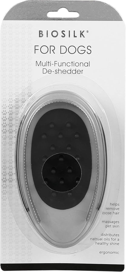 Deshedding and Massage Brush Combo for All Dogs - 2-In-1 Palm Brush for Long or Short Hair